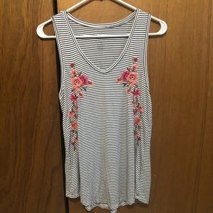 American Eagle Floral Tank Top
